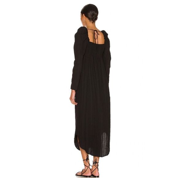 Free People - Luna Maxi Top in Black - Picture 3 of 6
